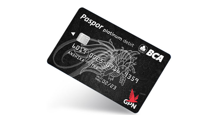 Kartu ATM BCA Chip Paspor Platinum