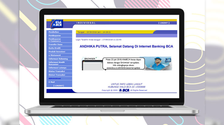 Banking www.bca internet ‎BCA mobile