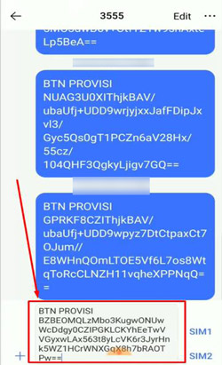 8. Pesan khusus permintaan aktivasi ulang karena lupa password BTN Mobile Terbaru