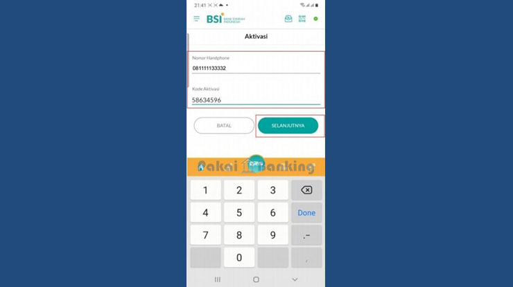 Proses Aktivasi BSI Mobile Banking