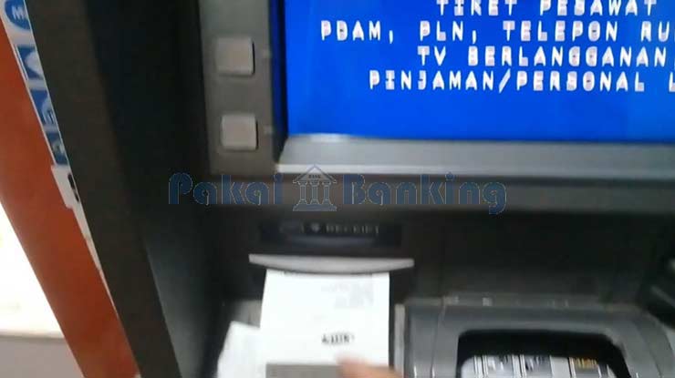 Proses Bayar Indihome Lewat ATM BNI Berhasil