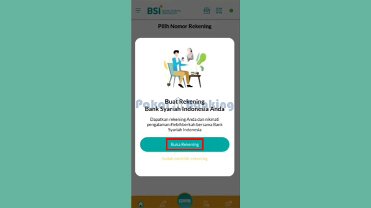 Pilih Buka Rekening BSI Online