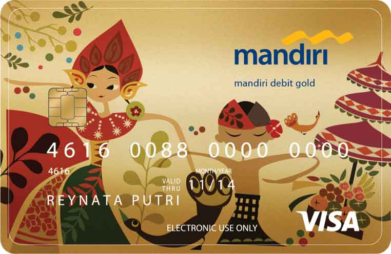 Jenis Kartu ATM Mandiri Visa Gold