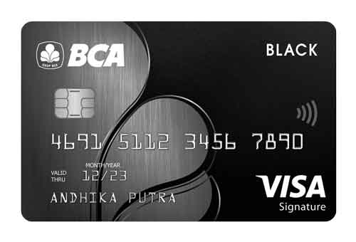 Jenis Kartu Kredit BCA Visa Black