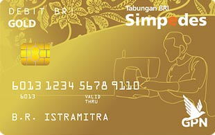 Jenis Kartu ATM BRI Biasa Gold