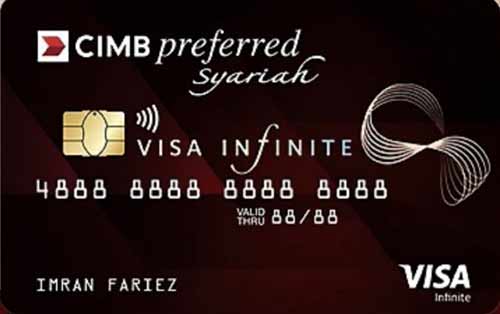 Jenis Kartu Kredit CIMB Niaga Visa Preferred Infinite Syariah