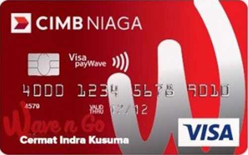 Jenis Kartu Kredit CIMB Niaga Visa Wave n Go
