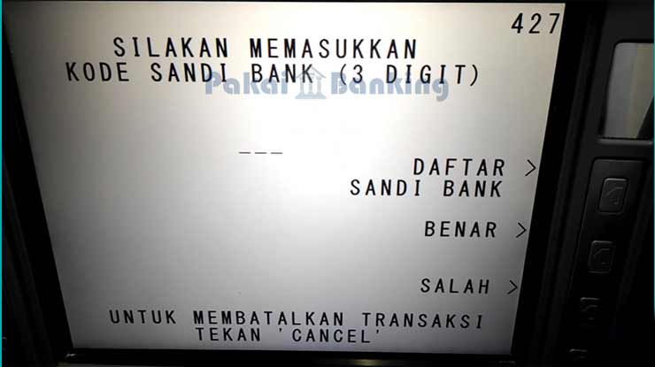 Masukan Kode Transfer Bank Aladin