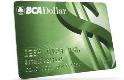 Jenis Kartu ATM BCA Dollar