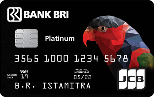 Jenis Kartu Kredit BRI JCB Platinum