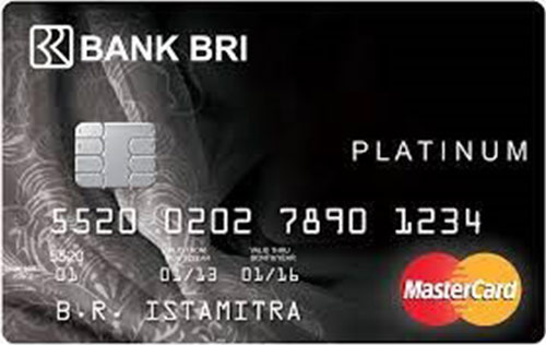 Jenis Kartu Kredit BRI Platinum