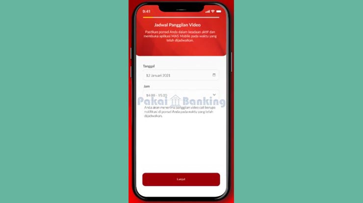 Jadwal Video Call Untuk Verifikasi Cara Buka Rekening Bank MAS Online
