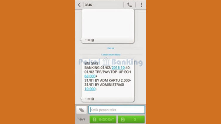 Cara Cek Mutasi SMS Banking BNI Berhasil