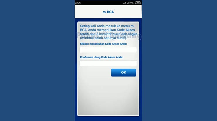 Membuat Kode Akses BCA Mobile Baru