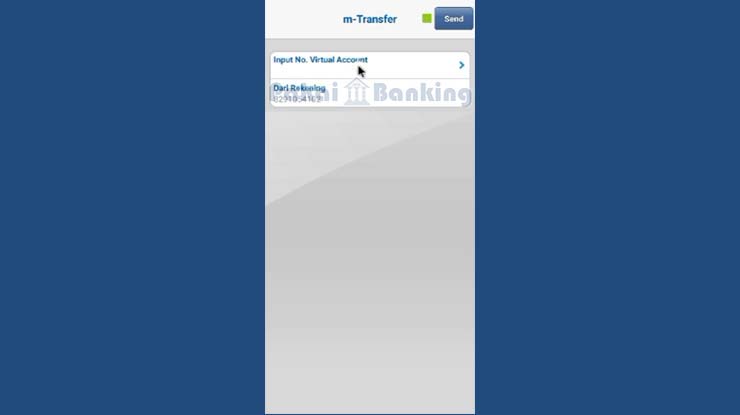 Masukan Nomor VA Dana Untuk Cara Top Up Lewat M Banking BCA