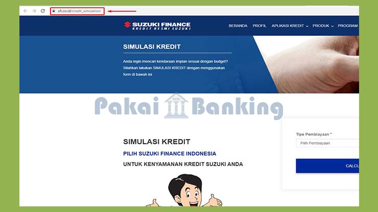 Kunjungi www.sfi.co.id credit simulation