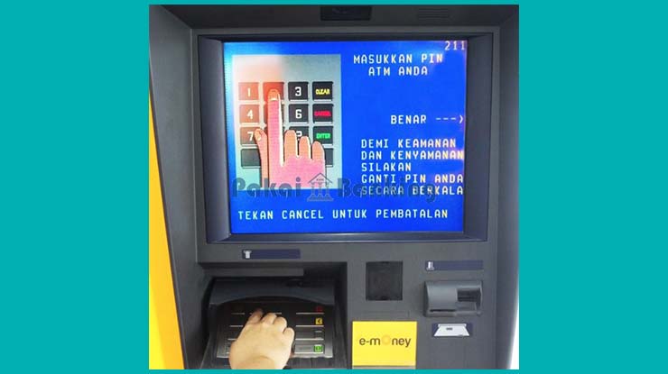 Masukkan PIN ATM Mandiri