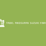 Tabel Angsuran Suzuki Finance