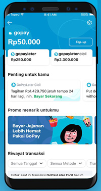 1. Buka Aplikasi GoPay