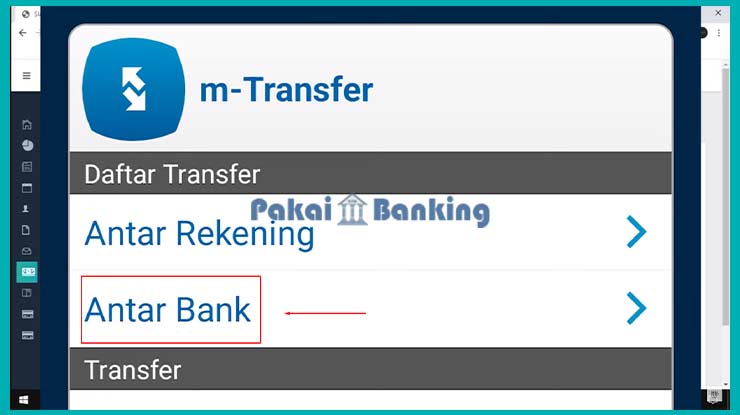 Pilih Layanan Transfer Antar Bank